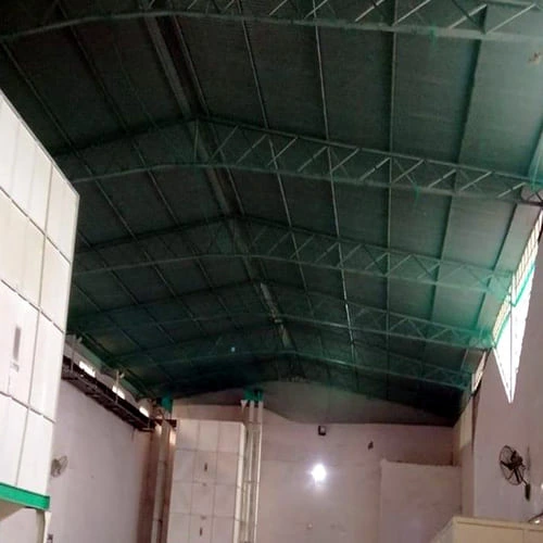 Industrial bird net installation in Bawal