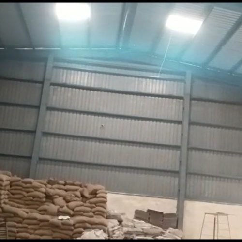 Heavy bird net installation at Devi Industries Karnal