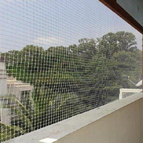 White bird net for balconies